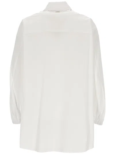 Shop 's Max Mara Buttoned Long-sleeved Shirt In White