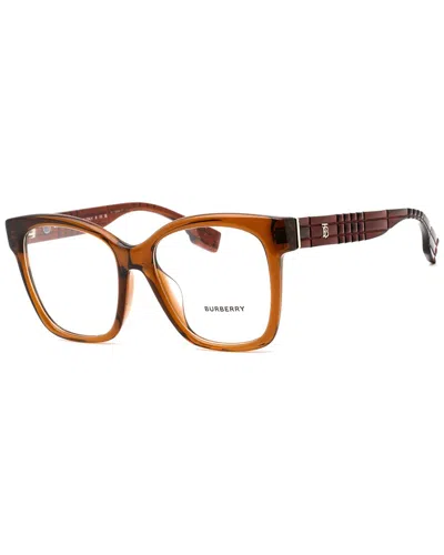 Shop Burberry Women's Be2363f 53mm Optical Frames In Brown