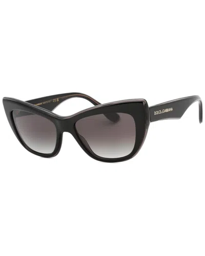 Shop Dolce & Gabbana Women's Dg4417 54mm Sunglasses In Black