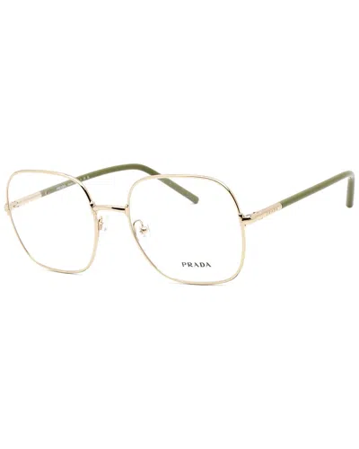 Shop Prada Women's Pr56wv 54mm Optical Frames In Gold