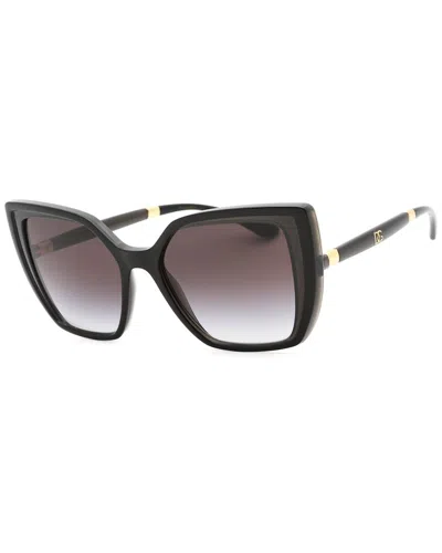 Shop Dolce & Gabbana Women's Dg6138 55mm Sunglasses In Brown
