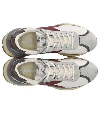 Shop Diadora Mercury Elite Palmares White Grey Sneaker