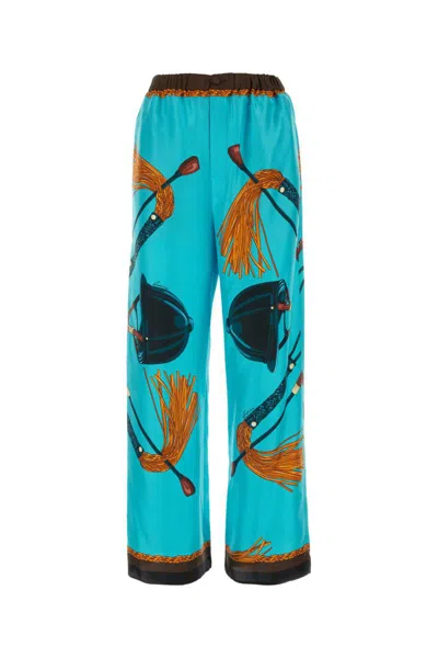 Gucci Printed Twill Pant In Printed