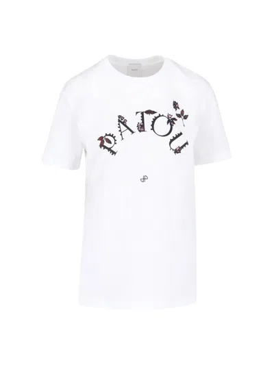 Shop Patou T-shirts And Polos In White