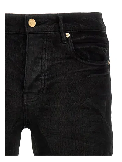Shop Purple Brand 'flare Pressed Coated' Jeans In Black