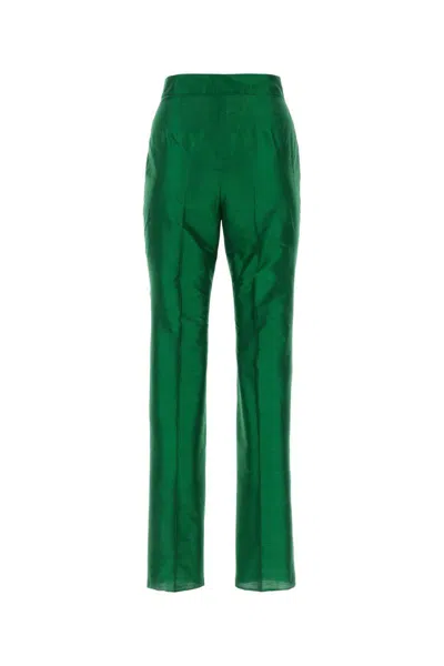 Shop St Elegante Pants In Green
