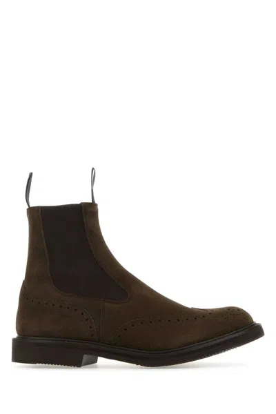 Shop Tricker's Boots In Brown