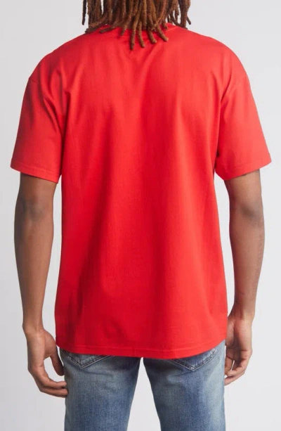 Shop Billionaire Boys Club Small Arch Graphic T-shirt In Poppy Red