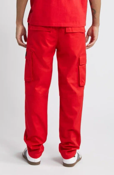 Shop Billionaire Boys Club Flagship Ii Cargo Pants In Poppy Red