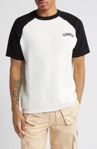 Shop Billionaire Boys Club Moonshot Raglan T-shirt In White/ Black