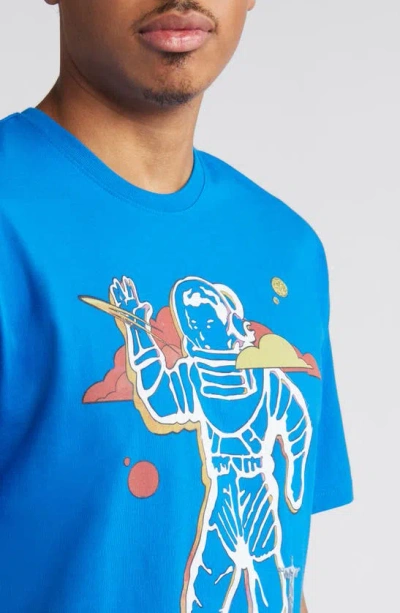 Shop Billionaire Boys Club Astro Wonder Cotton Graphic T-shirt In Sky Diver