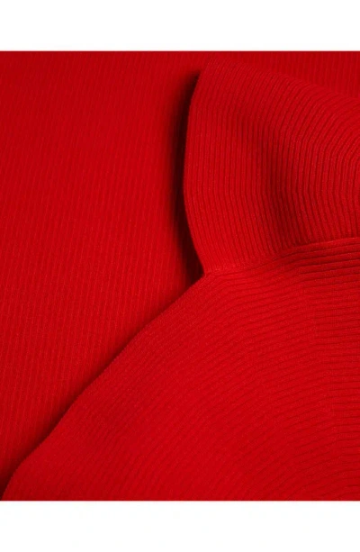 Shop Ted Baker Raelea Rib Sweater Dress In Red