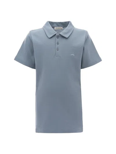 Shop Moustache Little Boy's & Boy's Solid Polo Shirt In Blue
