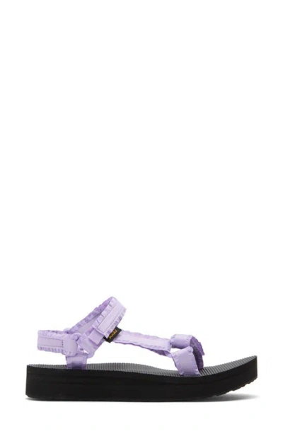 Shop Teva Midform Universal Adorn Platform Sandal In Pastel Lilac