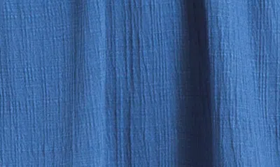 Max Studio V-neck Tiered Minidress In Cobalt-cobalt