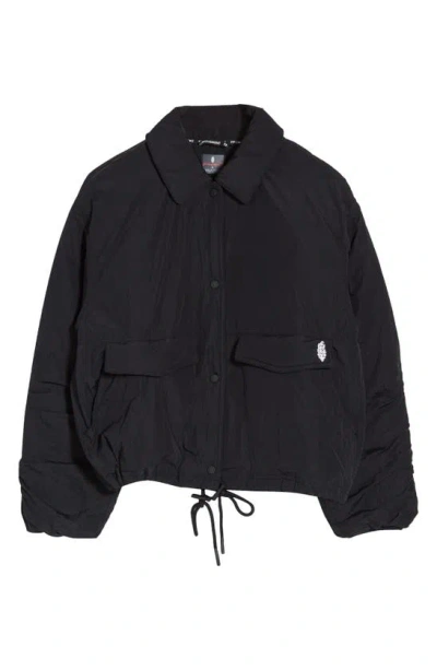 Shop Fp Movement Off The Bleachers Coaches Jacket In Black