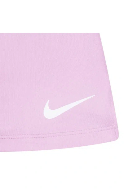 Shop Nike Kids' Dri-fit Scooter T-shirt & Shorts Set In Pink Rise