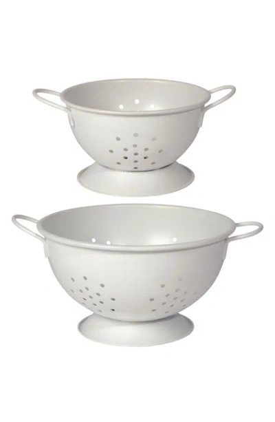 Shop Now Designs Set Of 2 Colanders In White