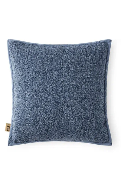 Shop Ugg Nisa Curly Fleece Pillow In Dark Ice