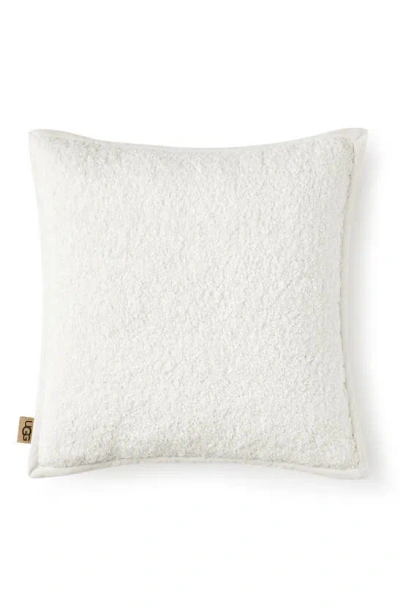 Shop Ugg Nisa Curly Fleece Pillow In Snow
