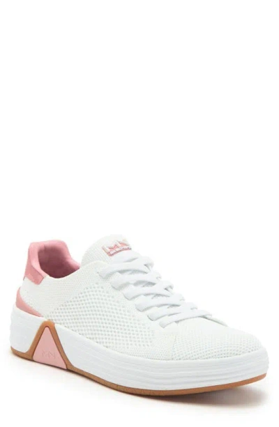 Shop Skechers Mark Nason Alpha Cup Sneaker In White/ Pink