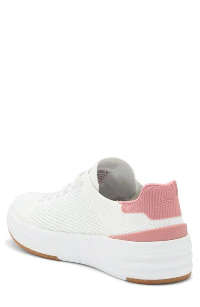 Shop Skechers Mark Nason Alpha Cup Sneaker In White/ Pink