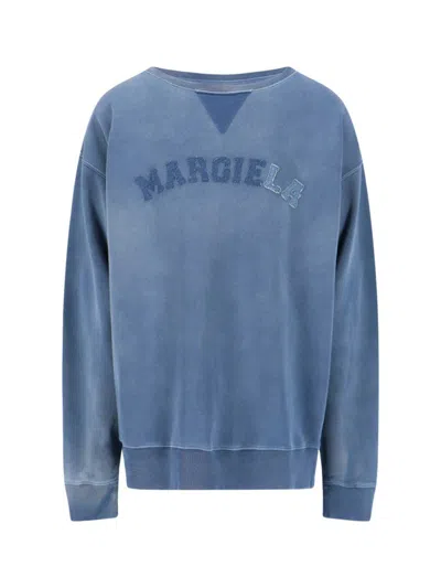 Shop Maison Margiela Sweaters In Blue