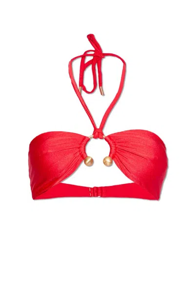 Shop Cult Gaia Brenner Bikini Bra In Red