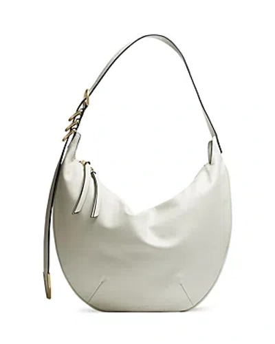 Rag & Bone Spire Leather Hobo Bag In Antique White