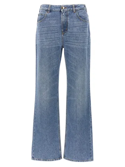 Shop Chloé High Waist Jeans In Blue