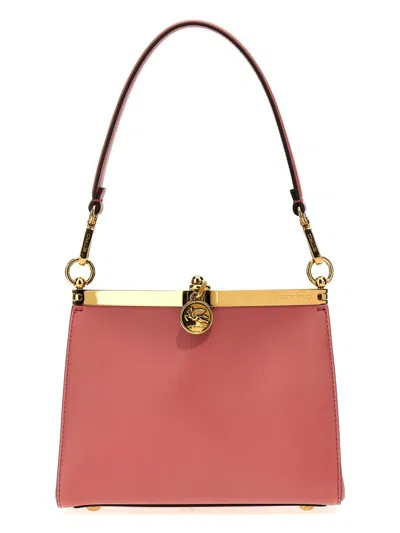Shop Etro 'vela' Small Shoulder Bag In Pink