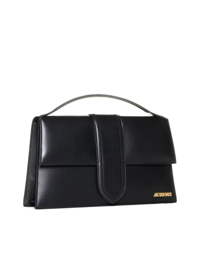 Shop Jacquemus Le Bambinou Handbag In Black
