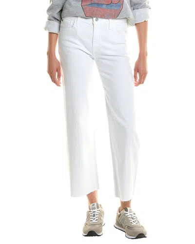 Shop Hudson Jeans Rosalie High-rise Optic White Wide Leg Jean