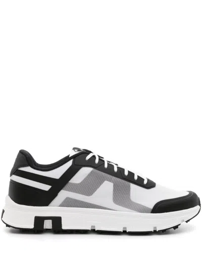 Shop J. Lindeberg Black Vent 500 Golf Sneakers In White