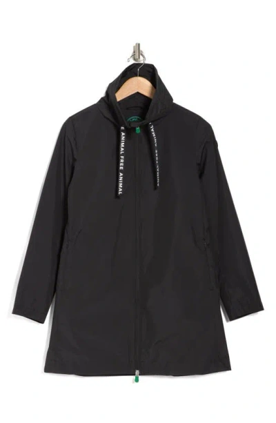 Shop Save The Duck Prisha Recycled Polyester Raincoat In Black