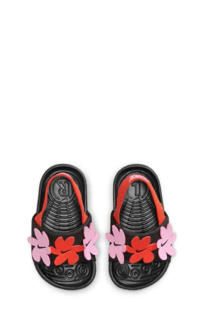 Shop Nike Kids' Kawa Slingback Sandal In Black