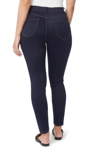 Curve Appeal Tummy Tucking High Rise Comfort Waist Skinny Jeans In Rinse