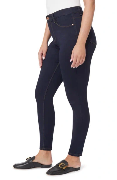 Curve Appeal Tummy Tucking High Rise Comfort Waist Skinny Jeans In Rinse