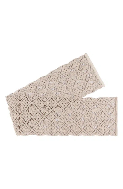 Shop Now Designs Macramé Table Runner In Natural
