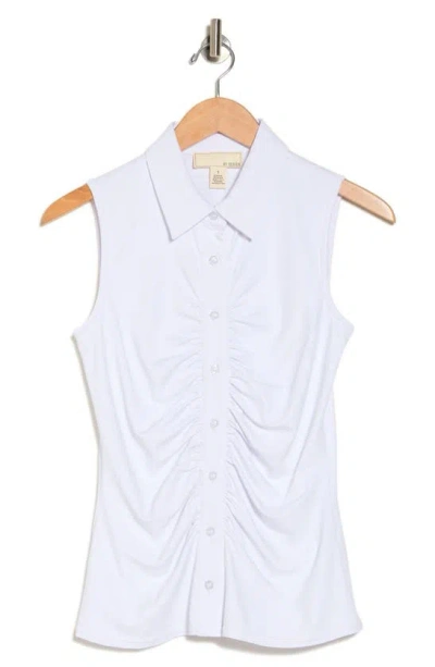 Shop By Design Clara Ruched Top In White