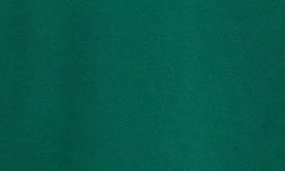 Shop Casablanca Primary Stripe Knit Collar Organic Cotton Polo In Green