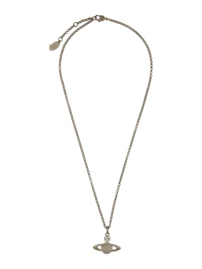Shop Vivienne Westwood Orb Necklace. In Argento
