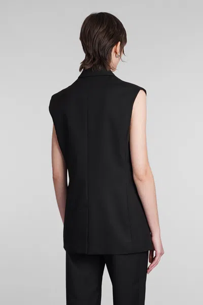 Shop Iro Viria Vest In Black Cotton