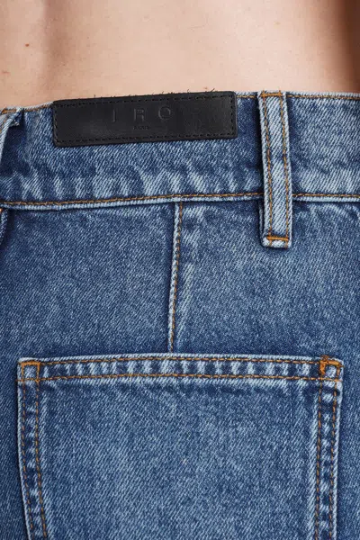 Shop Iro Nerina Jeans In Blue Cotton