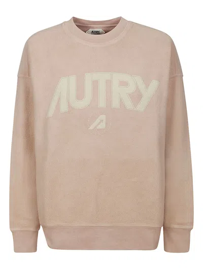 Shop Autry Sweatshirt Amourapparel In Rose