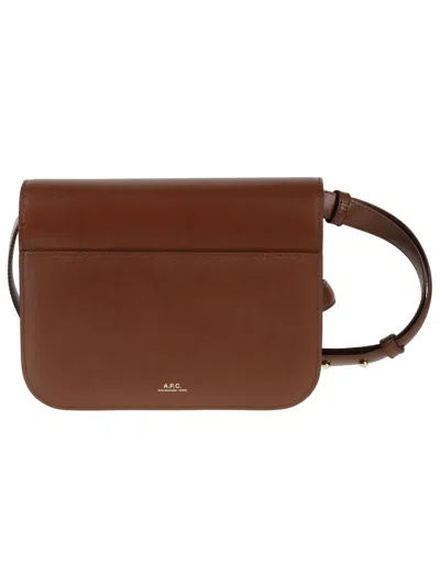 Shop Apc Sac Astra Small In Cad Noisette