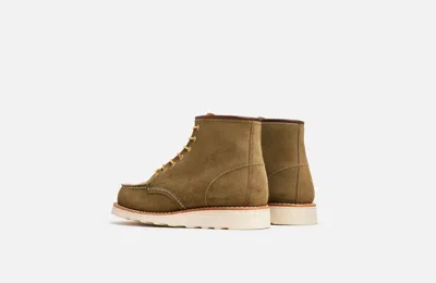 Shop Red Wing 6 Inch Moc In Olive Mohave