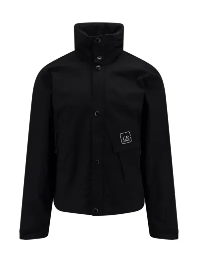 Shop C.p. Company Cp Shell-r Short Jacket In Black