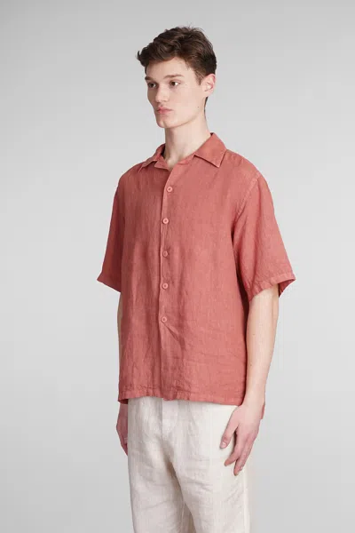 Shop Costumein Robin Shirt In Copper Linen