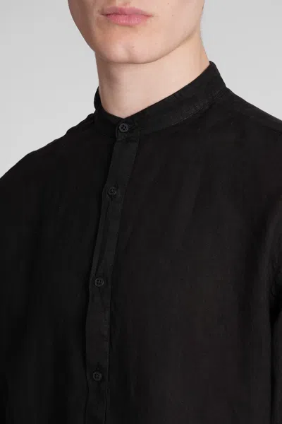 Shop Costumein Corfu Shirt In Black Linen